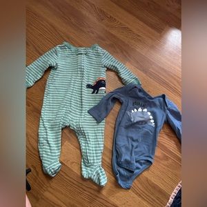 Baby’s shark Bundle Bodysuit and Sleeper